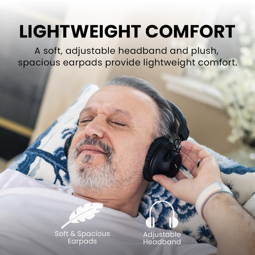 Replacement Headphones for HT41899 Plus, lightweight with adjustable headband and plush ear cushions.