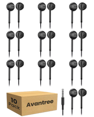Wired earbuds for Audiplex & AuraPlex receivers