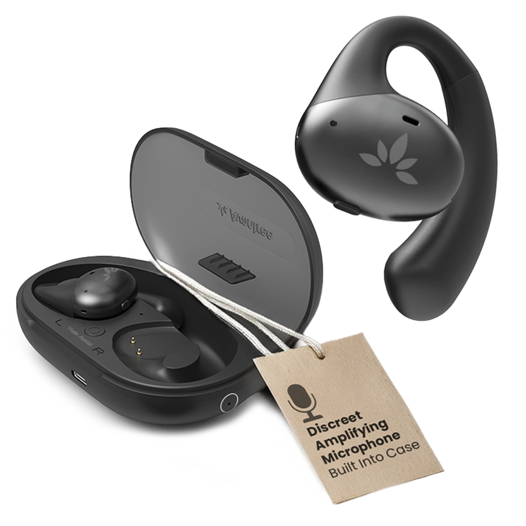 AcuEar Pebble Hearing Amplifier with Microphone for Seniors