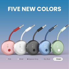 SoundJet R1 Airplane Bluetooth Adapter for Headphone and Airpods wtih 3.5 mm AUX plug, 5 stylish colors