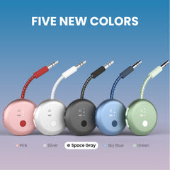SoundJet R1 Airplane Bluetooth Adapter for Headphone and Airpods wtih 3.5 mm AUX plug, 5 stylish colors