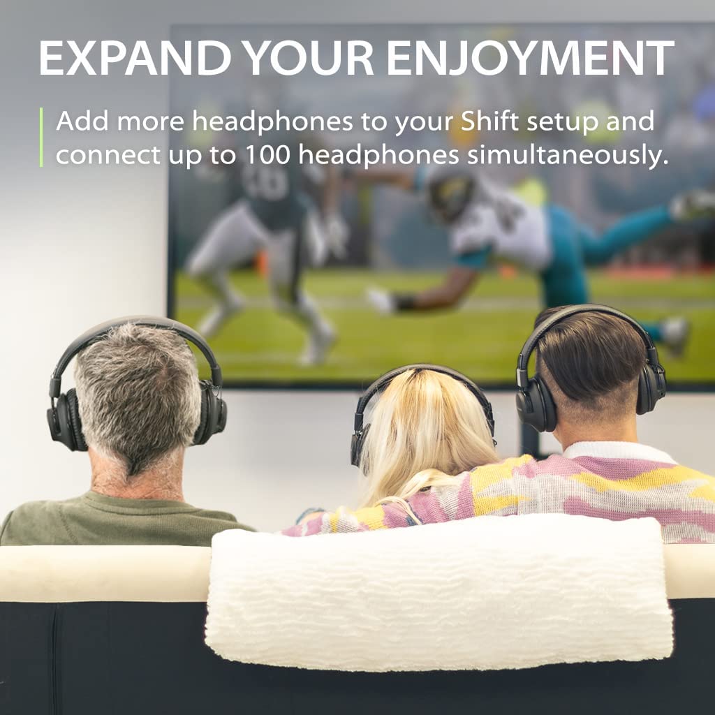 Shift Extra Headphones. Add-on 2.4G RF wireless headphones for the Avantree Shift