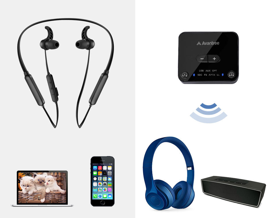 HT4186 Wireless Earbuds for TV Watching with independent Bluetooth mode for phones, tablets, computers, and other Bluetooth-enabled devices.