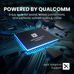 HT41866-Q Wireless Earbuds for TV Watching with aptX Adaptive for stables connections.
