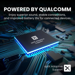 HT4186-Q Wireless Earbuds for TV Watching with aptX Adaptive for stables connections.