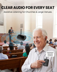 Audiplex MX Group Listening System for Churches and large venues. Clear audio for every seats