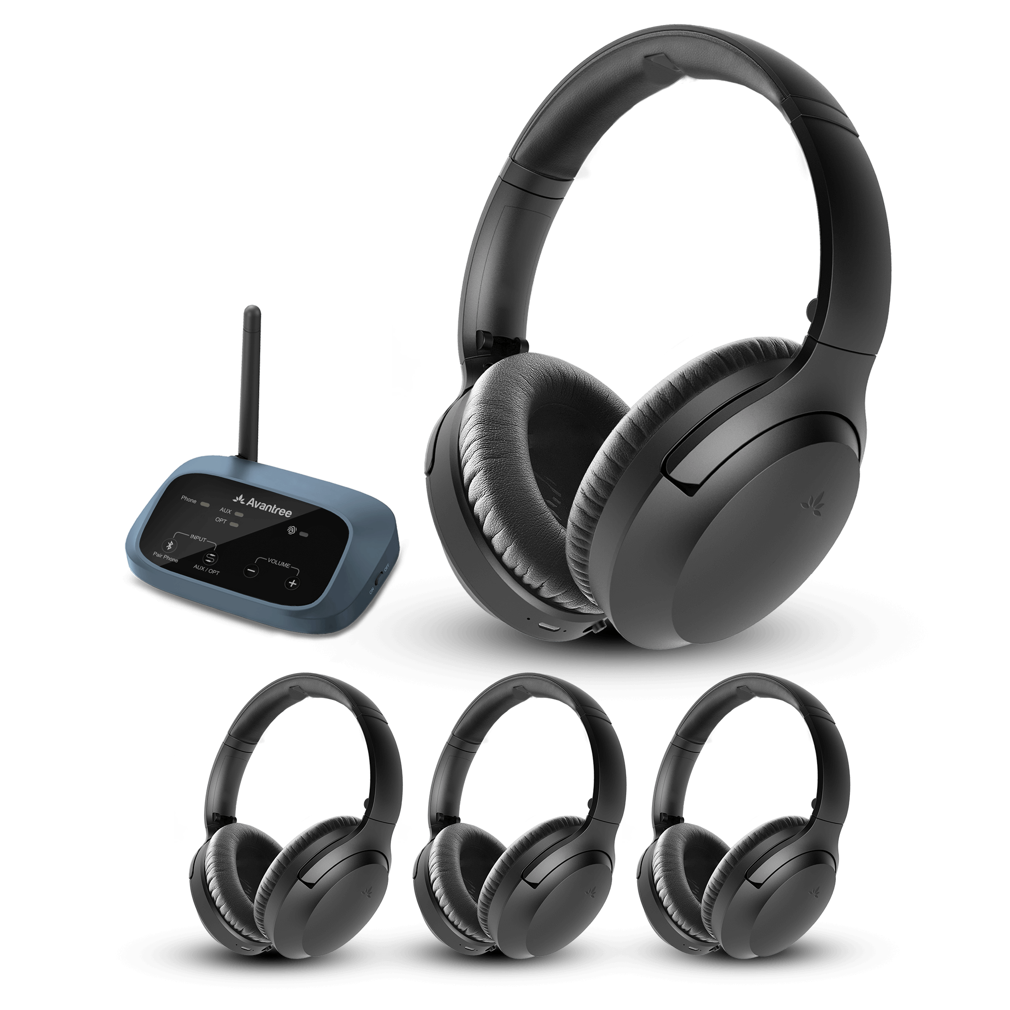 AuraPlex H4, Auracast Wireless Listening System. Best for small venues, training sessions, and group listening