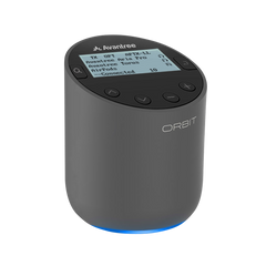 Orbit  Bluetooth TV Transmitter with LCD Screen Display, Soundbar & Stereo Simultaneous Output, Class 1 Long Range, aptX Low Latency, Connect to Two Headphones
