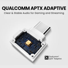 C82 LEA LE Audio USB-C Bluetooth 5.4 Adapter for LE Audio Headphones & Hearing Aids, features aptX Adaptive for clear, stable audio gaming and streaming.