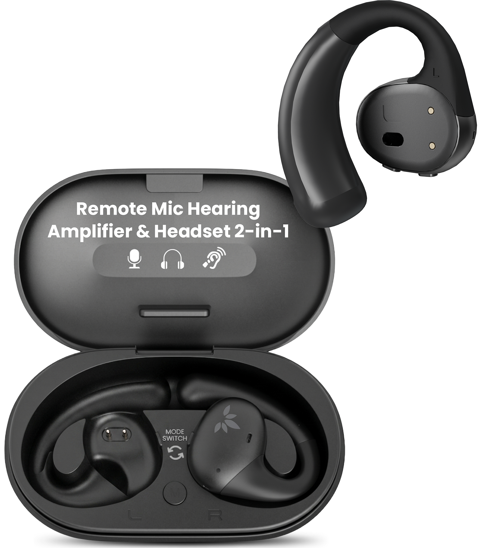 AcuEar Pebble 2 hearing amplifier earbuds for conversations at counters, in noise, or at a distance no complexity, just clarity.