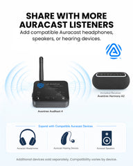 Audikast Harmony A2 | Wireless TV Speaker Set