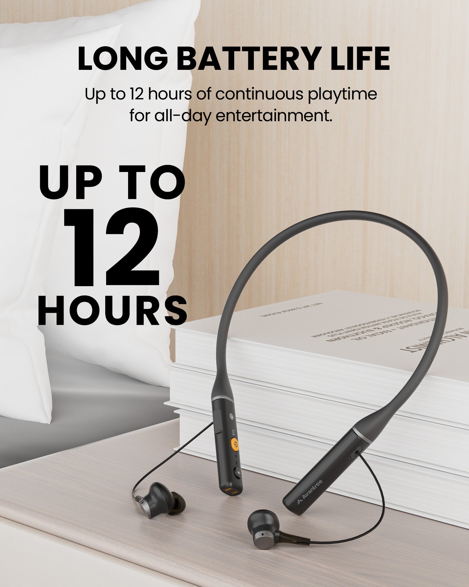 Aura Loop Dual Auracast TV Earbuds with clear dialogue, featuring magnetic charging earbuds, up to 12 hours  playtime