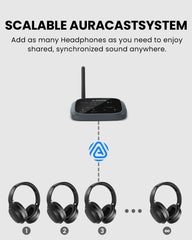 AuraPlex H4, Auracast Wireless Listening System. Best for small venues, training sessions, and group listening