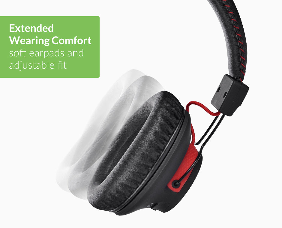 HT41899  Dual Headphone TV Set for seniors. Lightweight with adjustable headband and plush ear cushions.