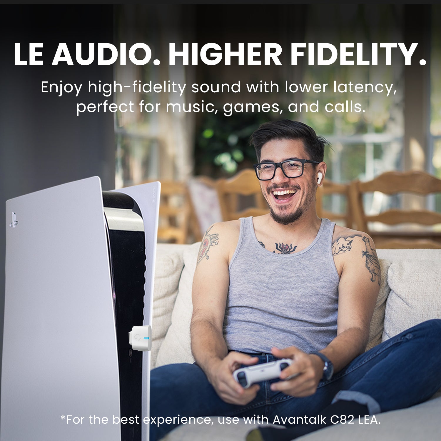 Infinity Multifunctional Wireless Earbuds with  high-fidelity sound with low latency for music, gaming, and calls.