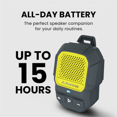 ShareCast Solo Clip-On Auracast Speaker with Bluetooth 5.4 LE Audio for any activity, up to 15 hours battery life 