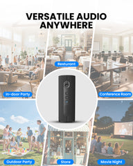 Harmony A1 Solo Bluetooth Speaker with Auracast Expansion, versatile for indoor/outdoor use, conferences, and restaurant setups.