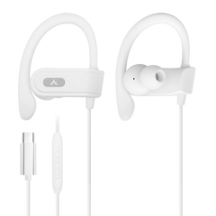 C171 Wired USB C Earbuds for Sports & Running with Microphone & Volume Controls, Compatible with New iPhone 15 & 16, Samsung, Google & Android Type C Phones Headphones with Ear Hook 