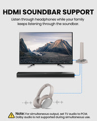 Crescendo 3D | HDMI ARC Wireless TV Headphones with 3D Sound