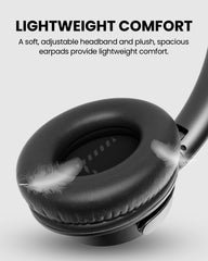Ensemble Pro  Senior-Friendly Wireless TV Headphones for shared bedrooms, lightweight with soft, adjustable headphones for comfort.