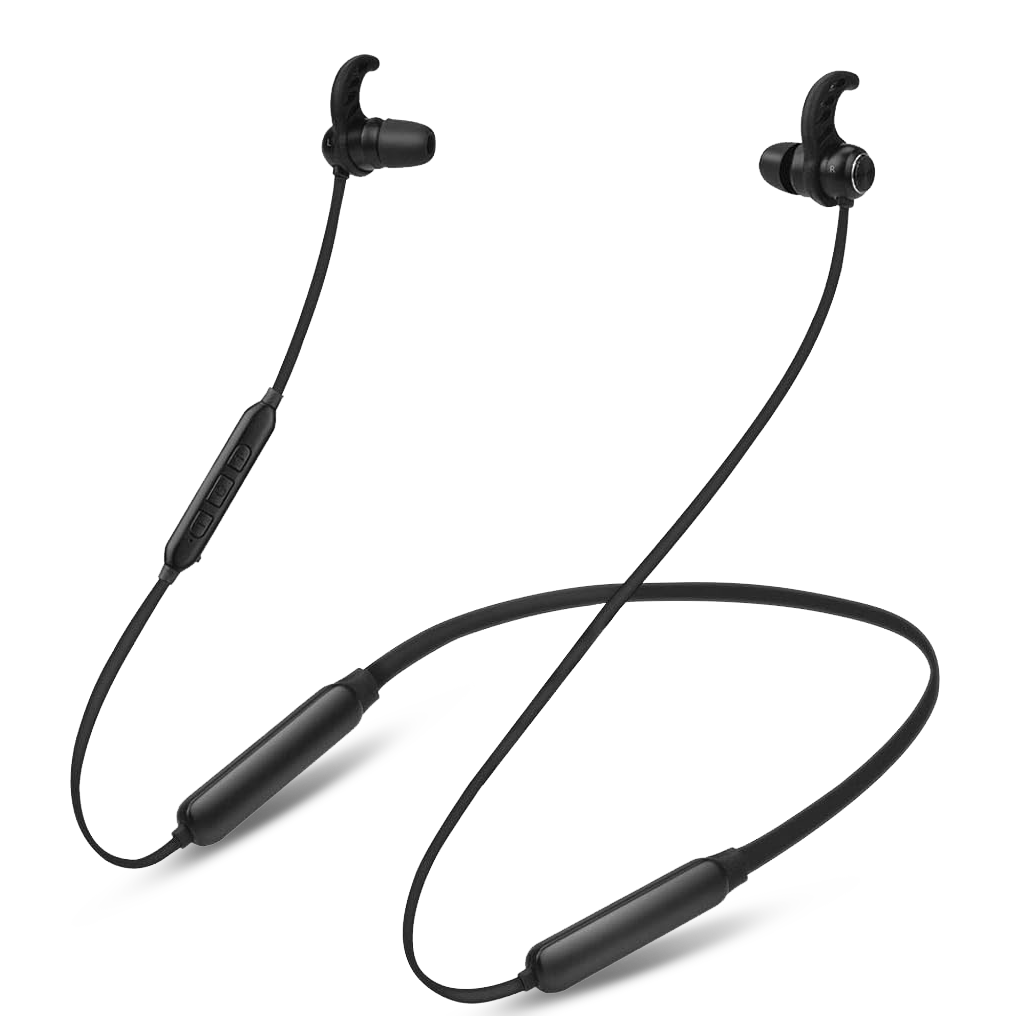 NB16-Q Bluetooth Neckband Earbuds with aptX Adaptive. Compatible with Phones, Smart TVs, and PCs