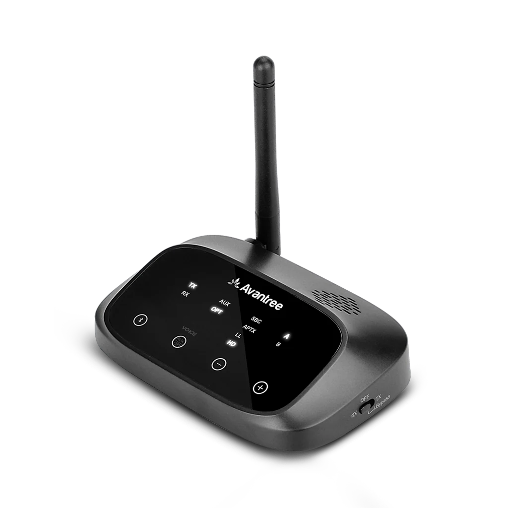 Oasis Plus Bluetooth Transmitter for TV, supports optical, and  AUX connections for wireless TV audio. Not supported HDMI