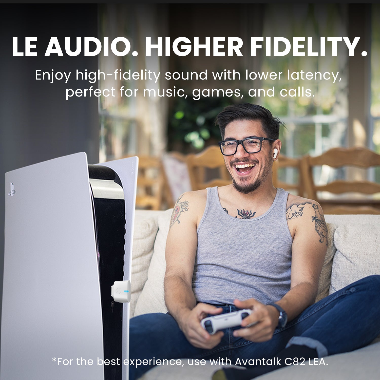 Infinity NC ANC Earbuds with LE Audio, Auracast, HD calls, and custom EQ, delivering high-fidelity sound with low latency for music, gaming, and calls.