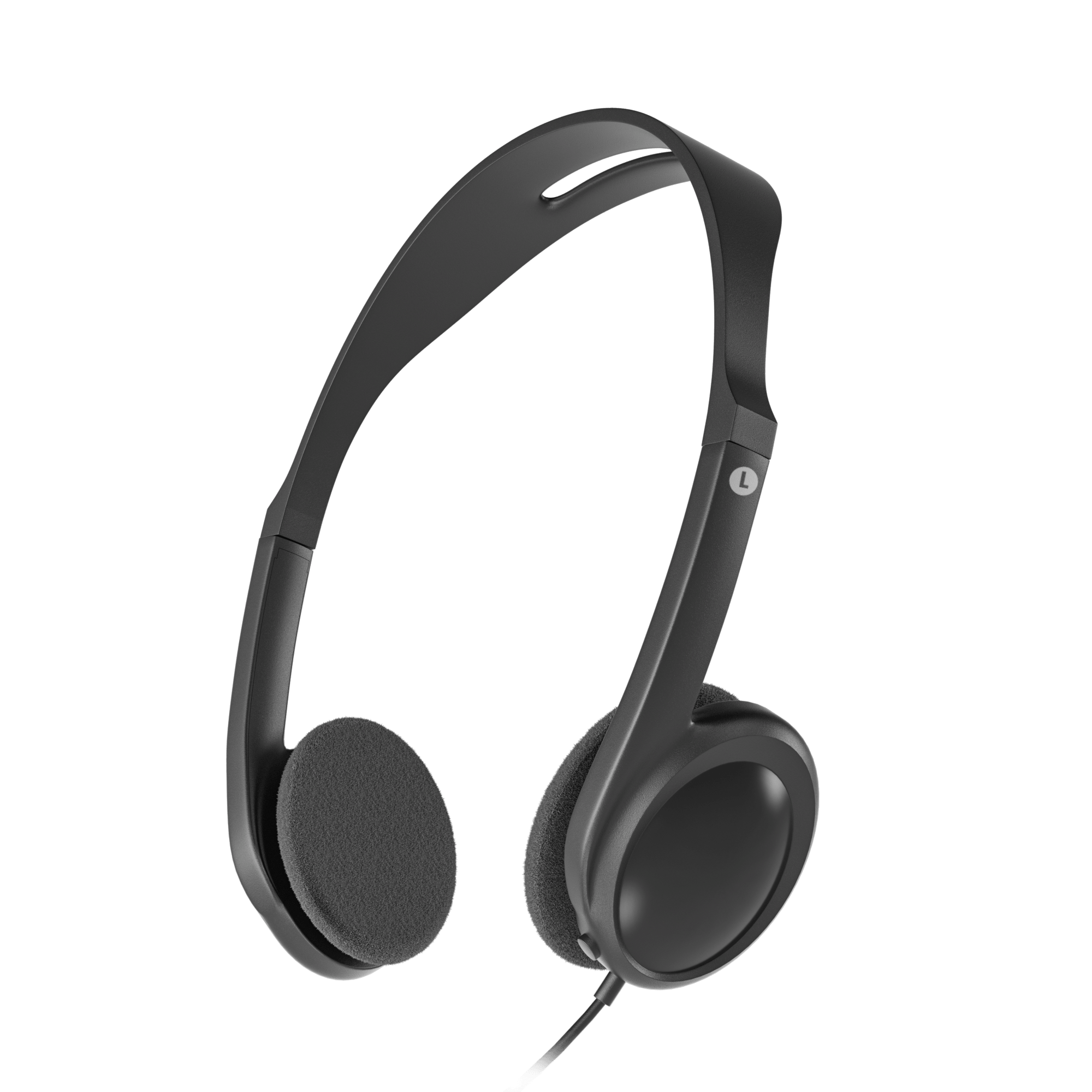 Wired on ear headphones for school classroom students