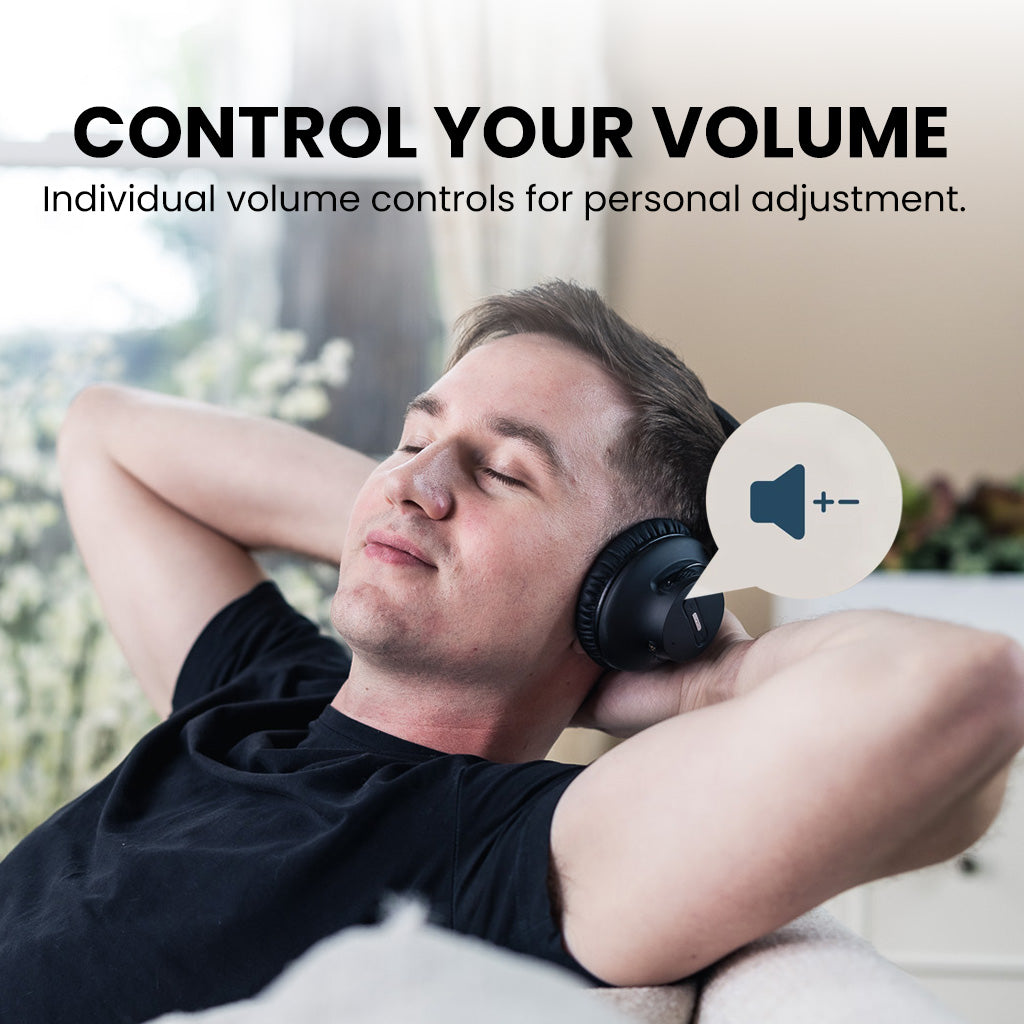 Quartet-Extra Additional pair of 2.4G Wireless Headphones for Quartet/Duet/Audiplex