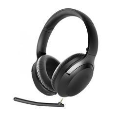 Aria Bluetooth Headphones with Active Noise Cancelling  & Detachable Boom Microphone, Ideal for Music & Talk
