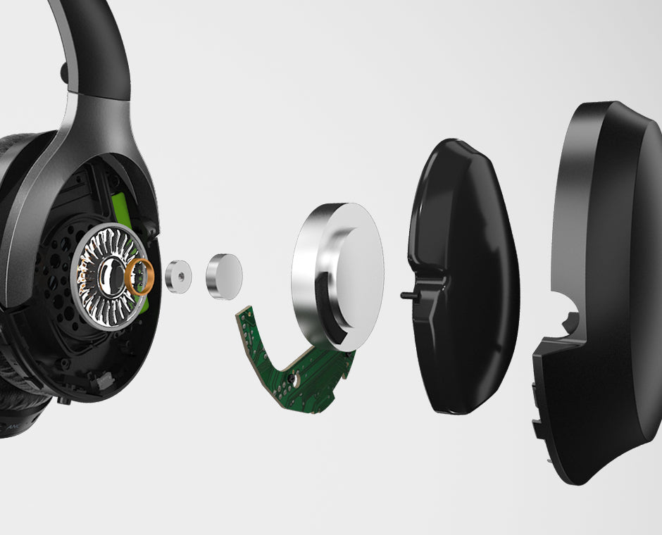 Aria Pro SSD Bluetooth Active Noise Cancellation Headphones, aptX HD delivers high-definition wireless audio with
