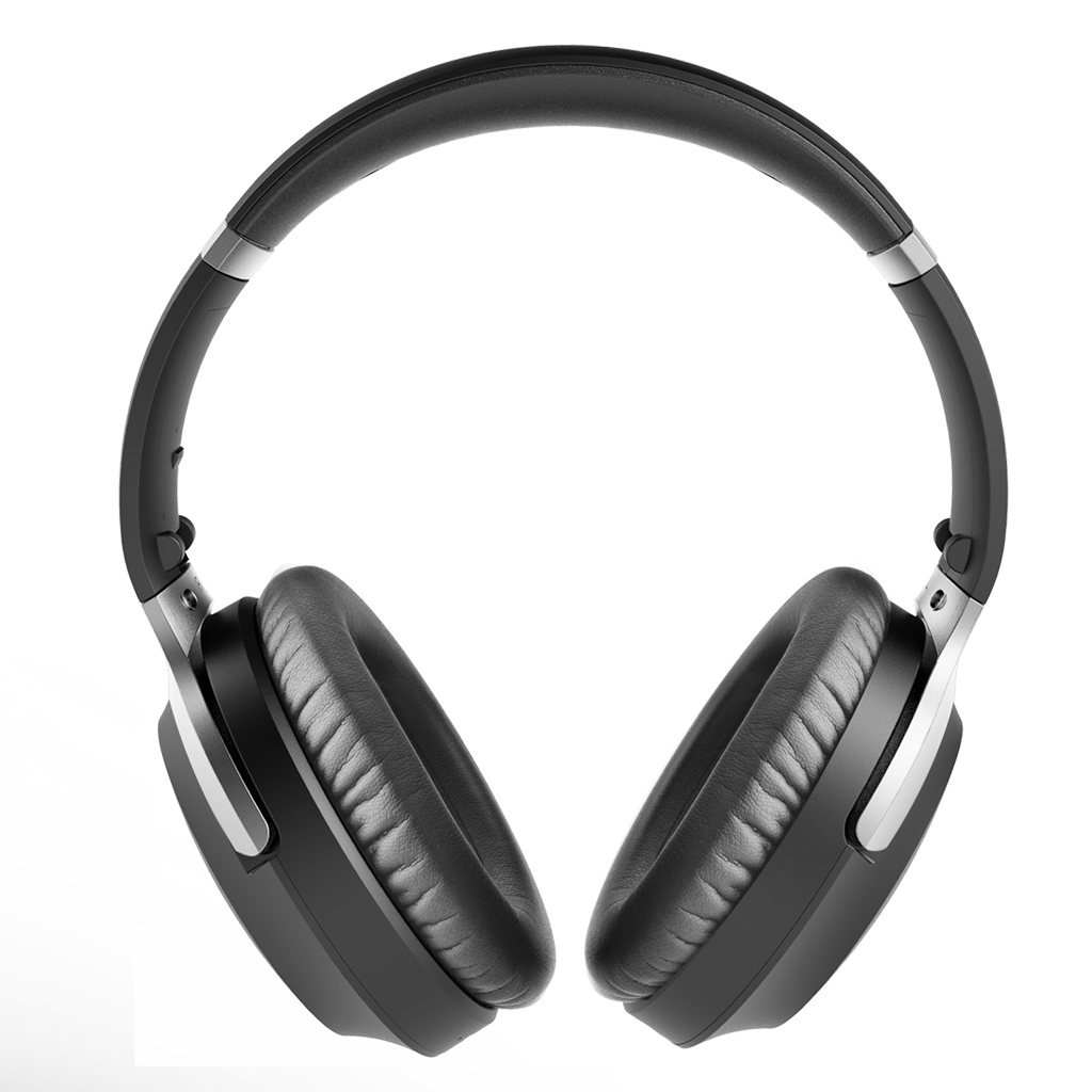 Aria Pro Bluetooth 5.0 HD Headphones with ANC and detachable boom mic and indepdendent volume control