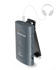 AuraClip Auracast Receiver for Public Venues. Turns Any 3.5mm Headphones into Auracast Audio, Compatible with Avantree Auracast Transmitters