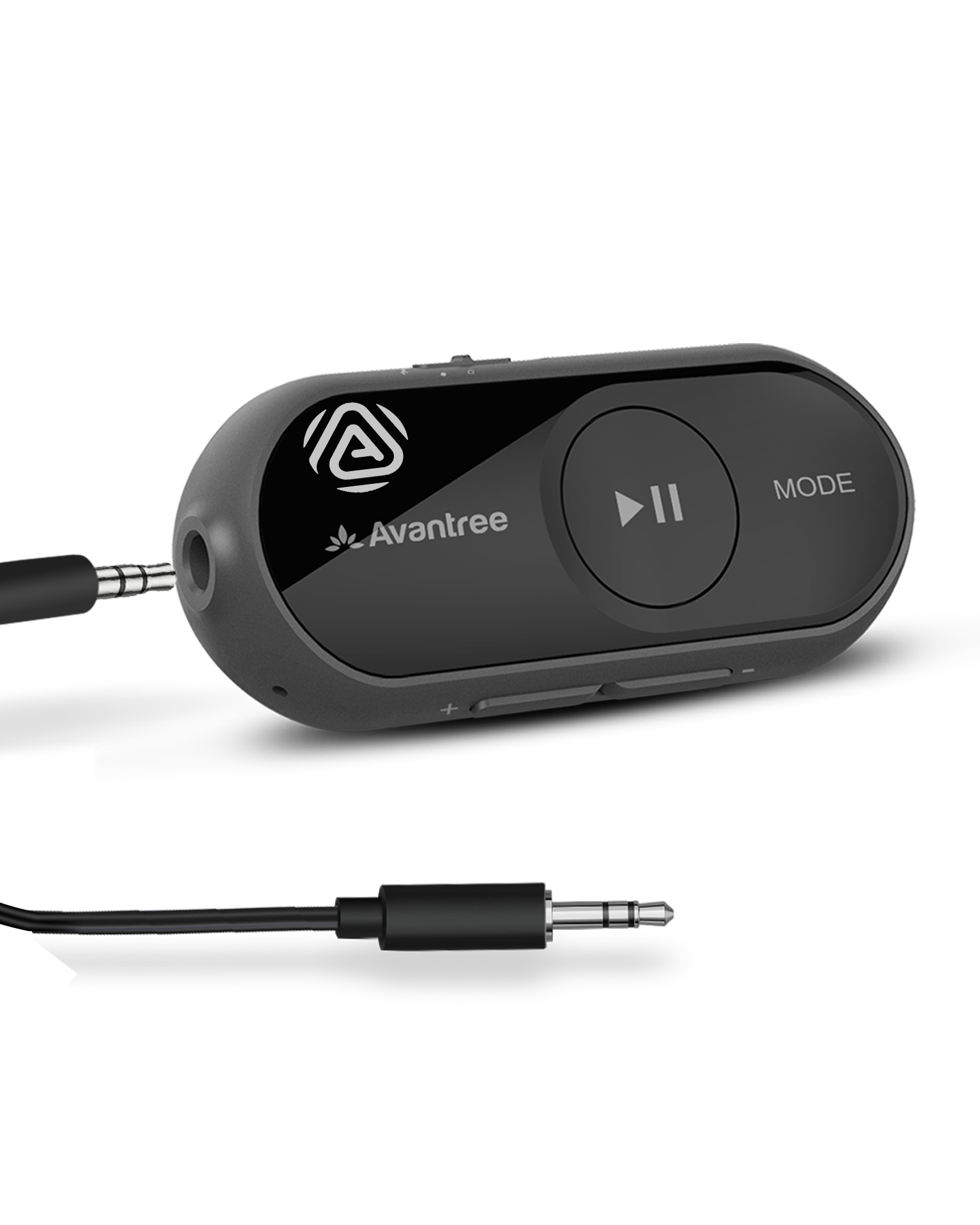 AuraGo (AS70P) LE Audio Bluetooth Adapter for Headphones, receives LC3 audio from LE Audio phones and PCs for Auracast listening.