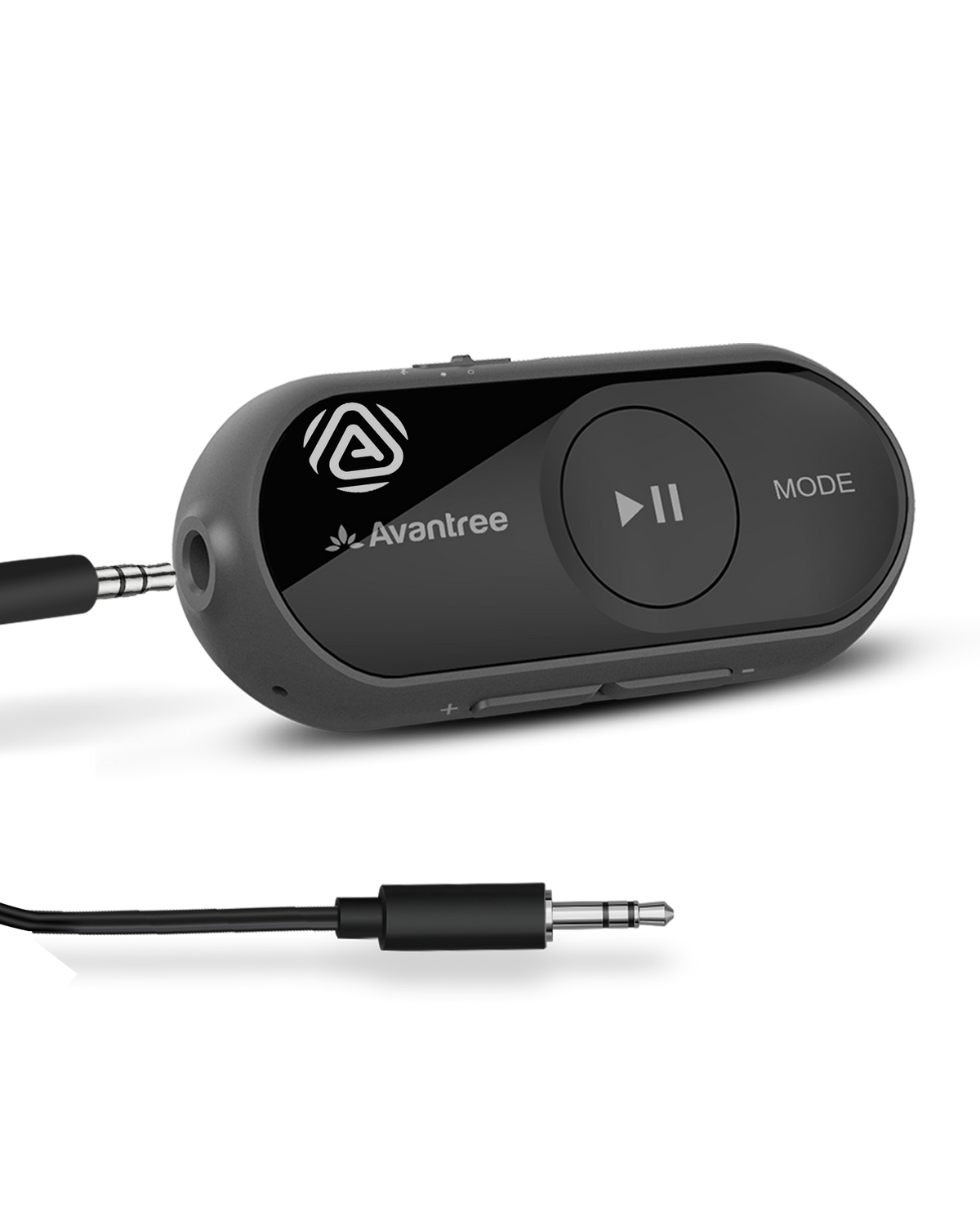 AuraGo (AS70P) LE Audio Bluetooth Adapter for Headphones, receives LC3 audio from LE Audio phones and PCs for Auracast listening.