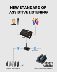 AuraPlex MX Auracast Assistive Group Listening for church, works with mixers, Auracast receivers, and hearing aids 