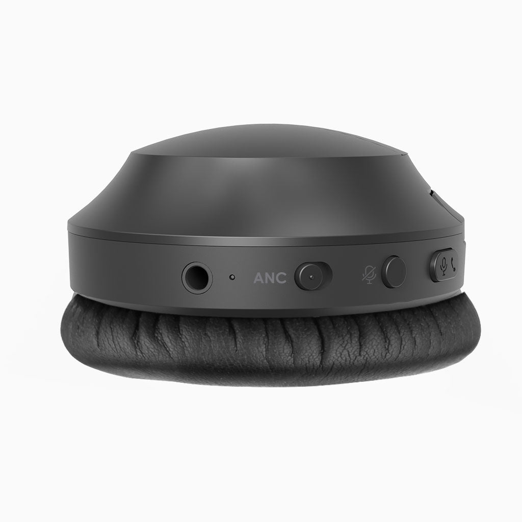 Aria 90B Bluetooth Meeting Headphones with Mic & USB Adapter, noise cancellation for Zoom, Teams, Skype, and Google Meet with indepedent volume control