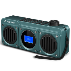 Boombyte Portable Digital FM Radio with Bluetooth Speaker Superb Sound, Metal Finish, MP3 Player, Support Micro SD Card & USB Audio Input, Long Play Time, Rechargeable, Easy to Use