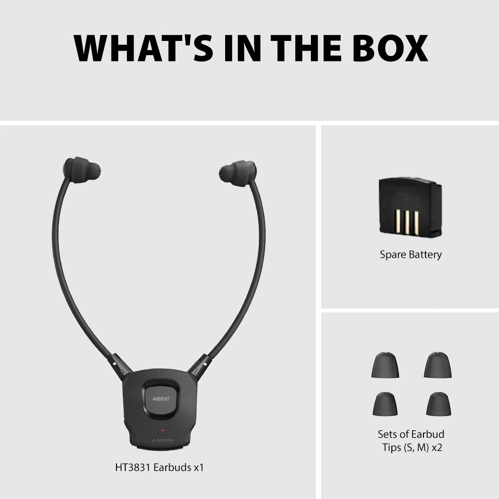 Wireless Earphones for HT3831 / HT381 - Compatible with Batch T23J1 and Later