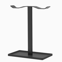 HT41899 Dual Headphone TV Set for seniors and group listening, with headphone stand for easy storage and organization.