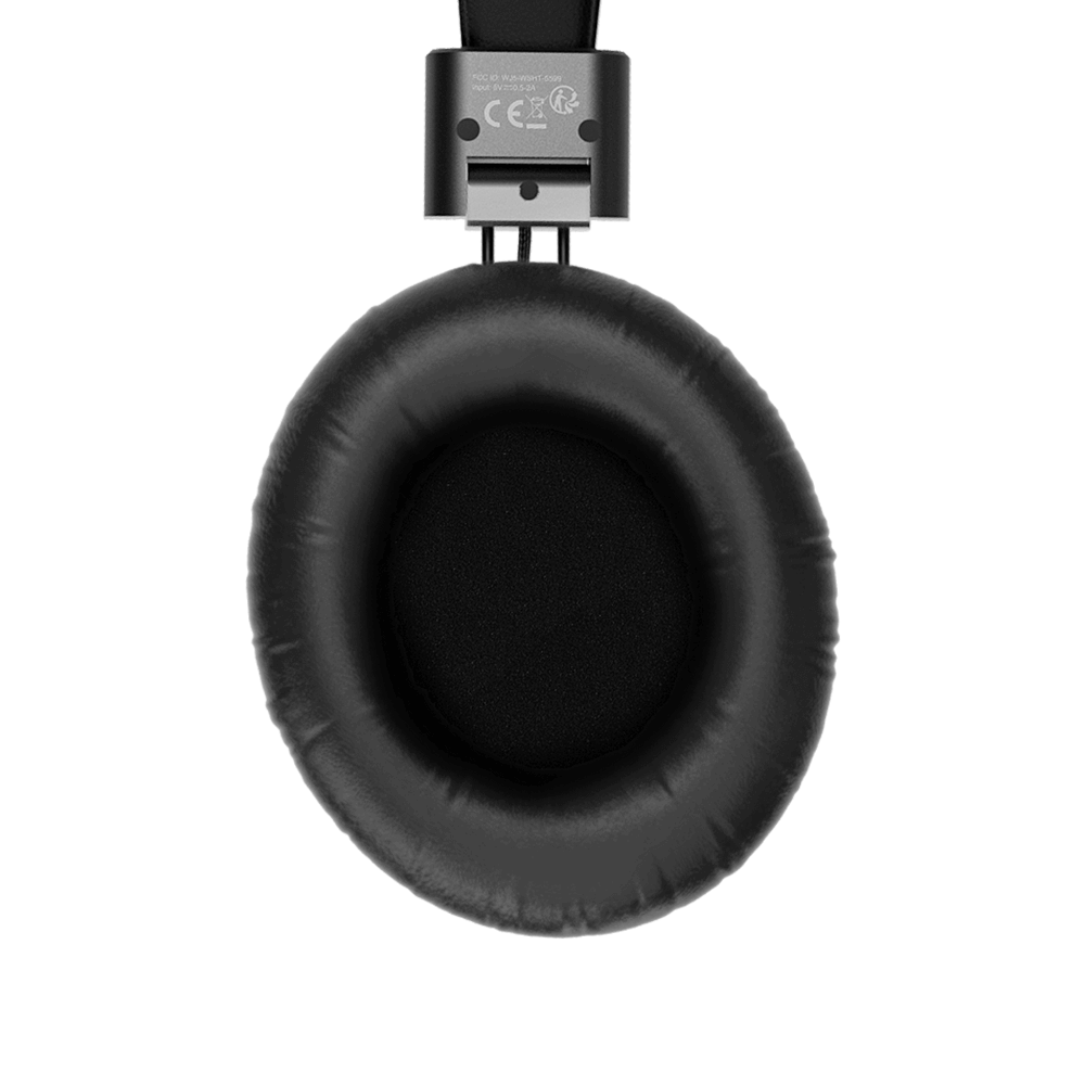 Shift Wireless Multi-Channel TV Headphone Set, switch between multiple TVs with cross-compatible headphones and transmitters.