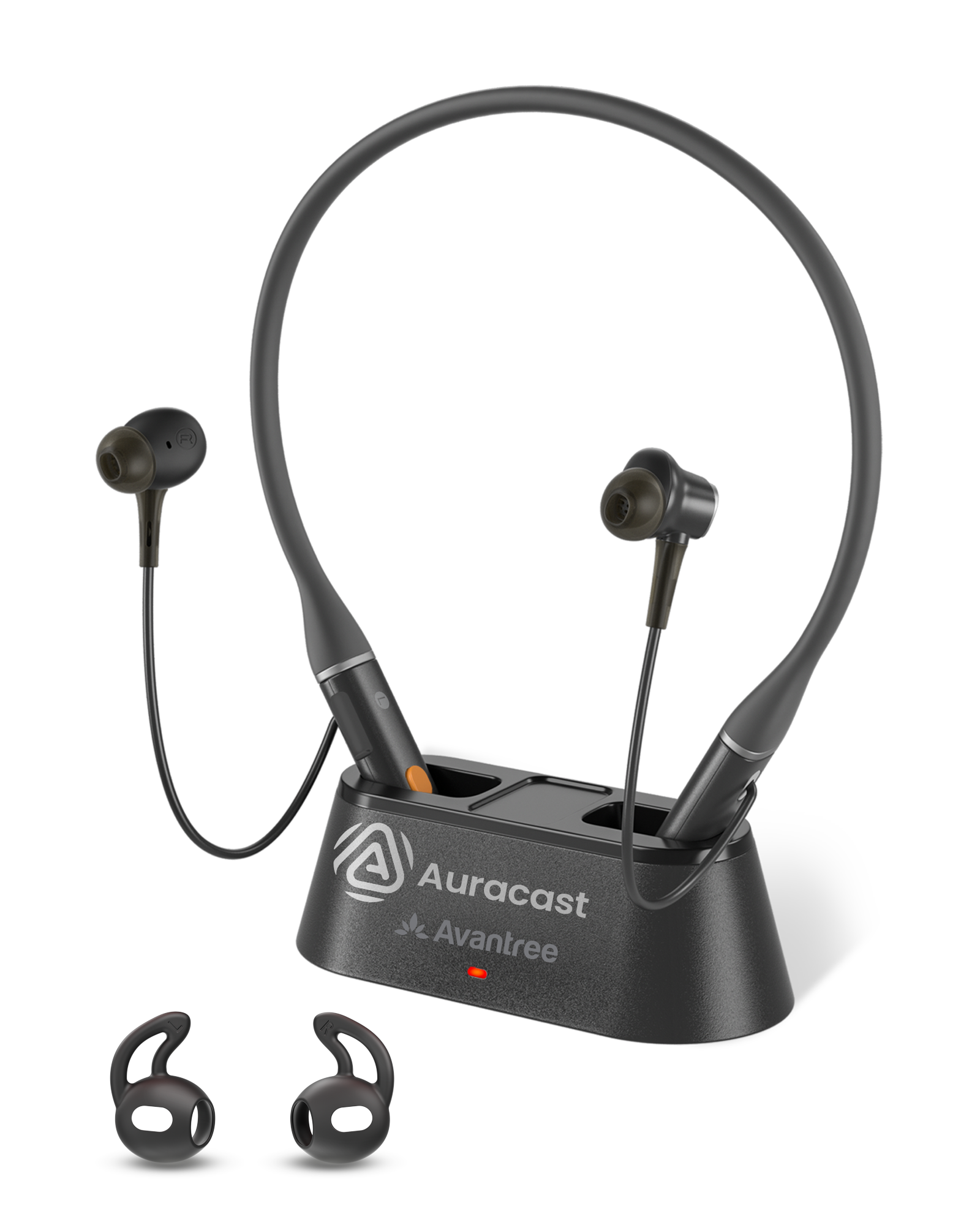 Loop  | Auracast Neckband Earbuds with Charging Dock
