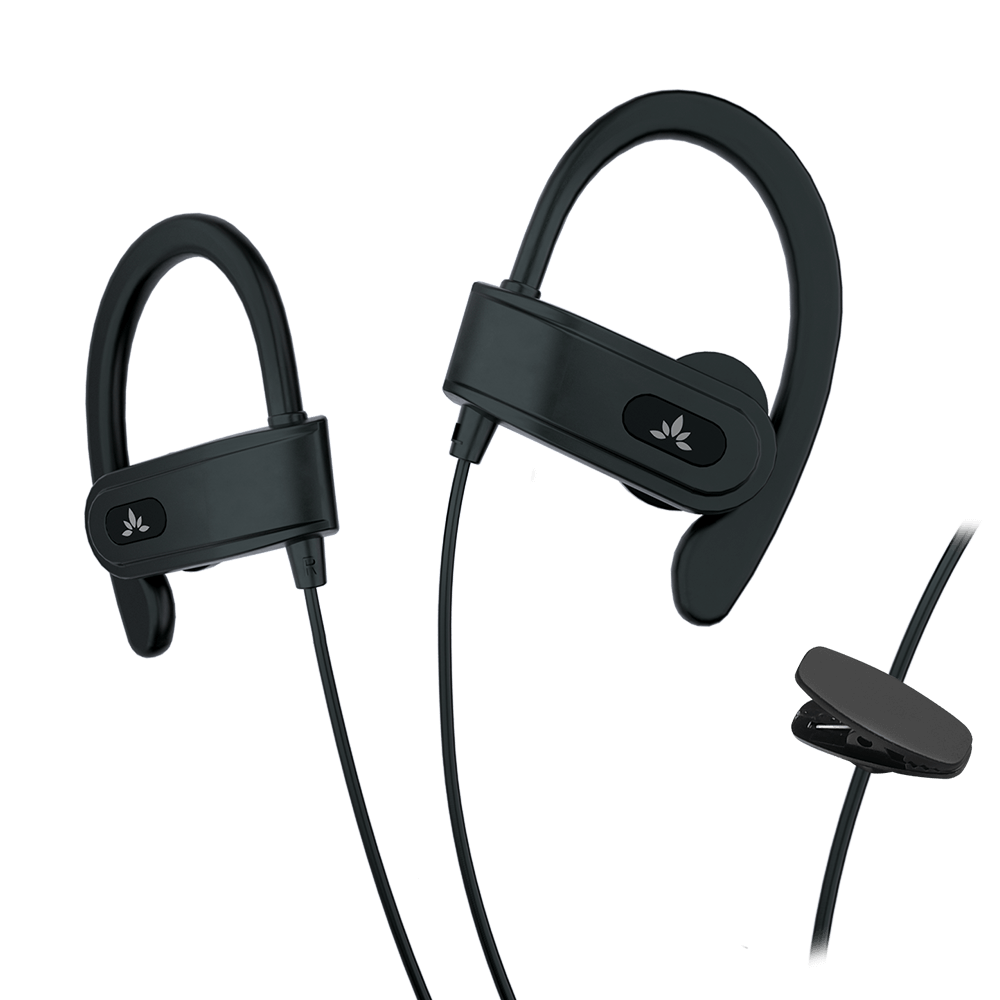 C171 Wired USB-C Earbuds for Sports and Running, secure earhooks, fit for active use.