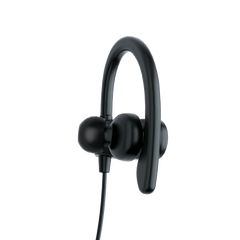 C171 Wired USB-C Earbuds for Sports and Running, secure earhooks, fit for active use.