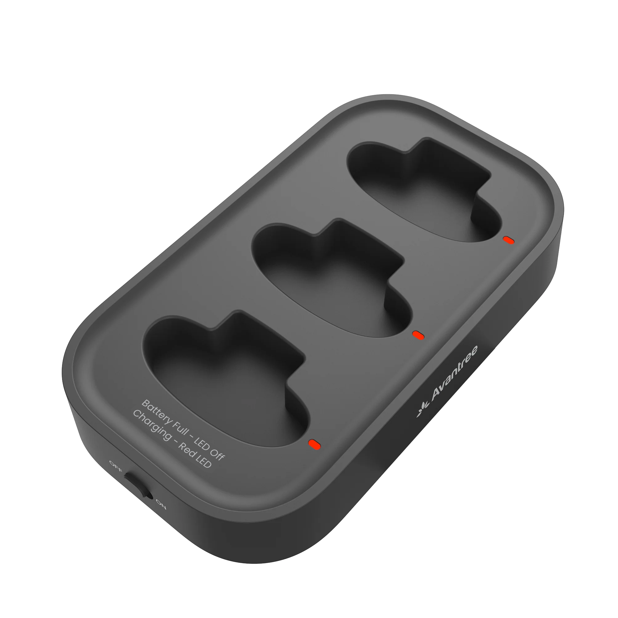 Add-on Charging Dock for AuraPlex M3 Receivers, 3-Slot, 5x3''