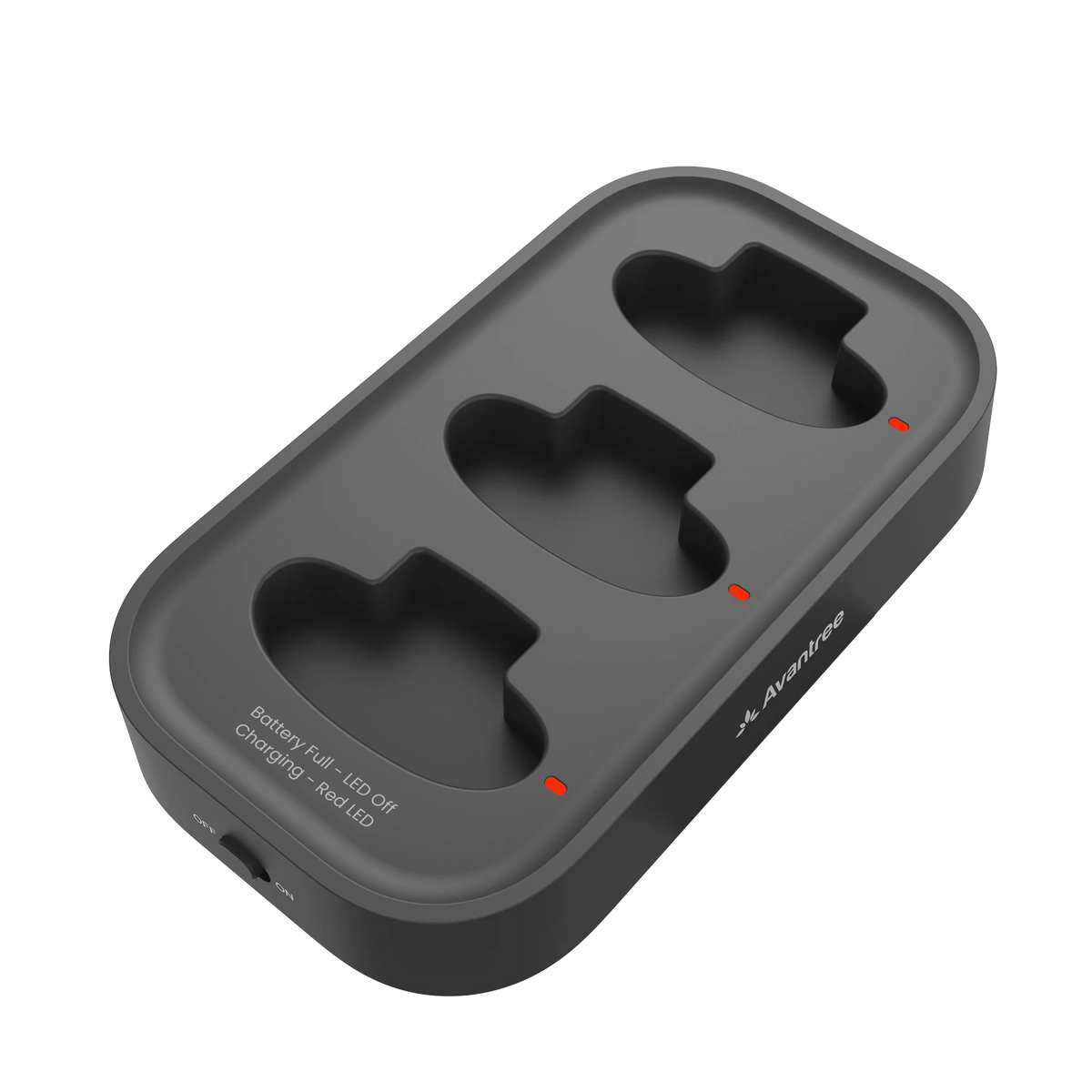 Add-on Charging Dock for AuraPlex M3 Receivers, 3-Slot, 5x3''