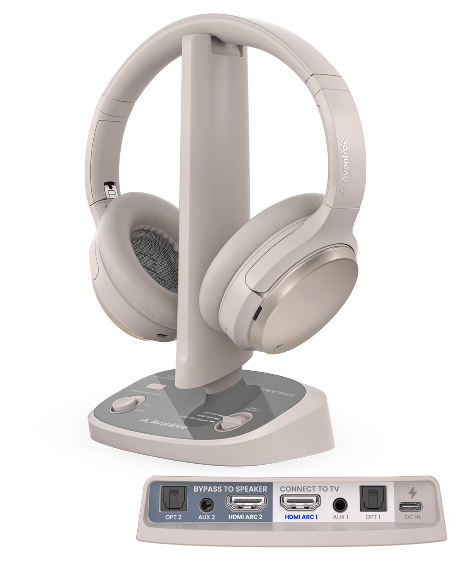 Crescendo Me | TV Headphones with Personalized Audio
