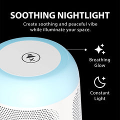 Dream Sleep Aid Sound Machine with 28 Audio Options, Soothing Nightlight