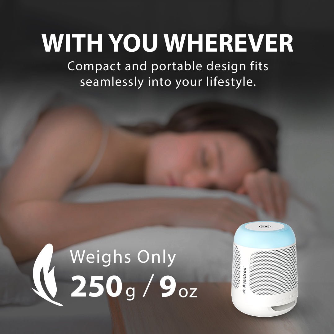 Dream Sleep Aid Sound Machine with 28 Audio Options, Built-in Timer, Breathing Nightlight, Compact Designed and Easy to Use