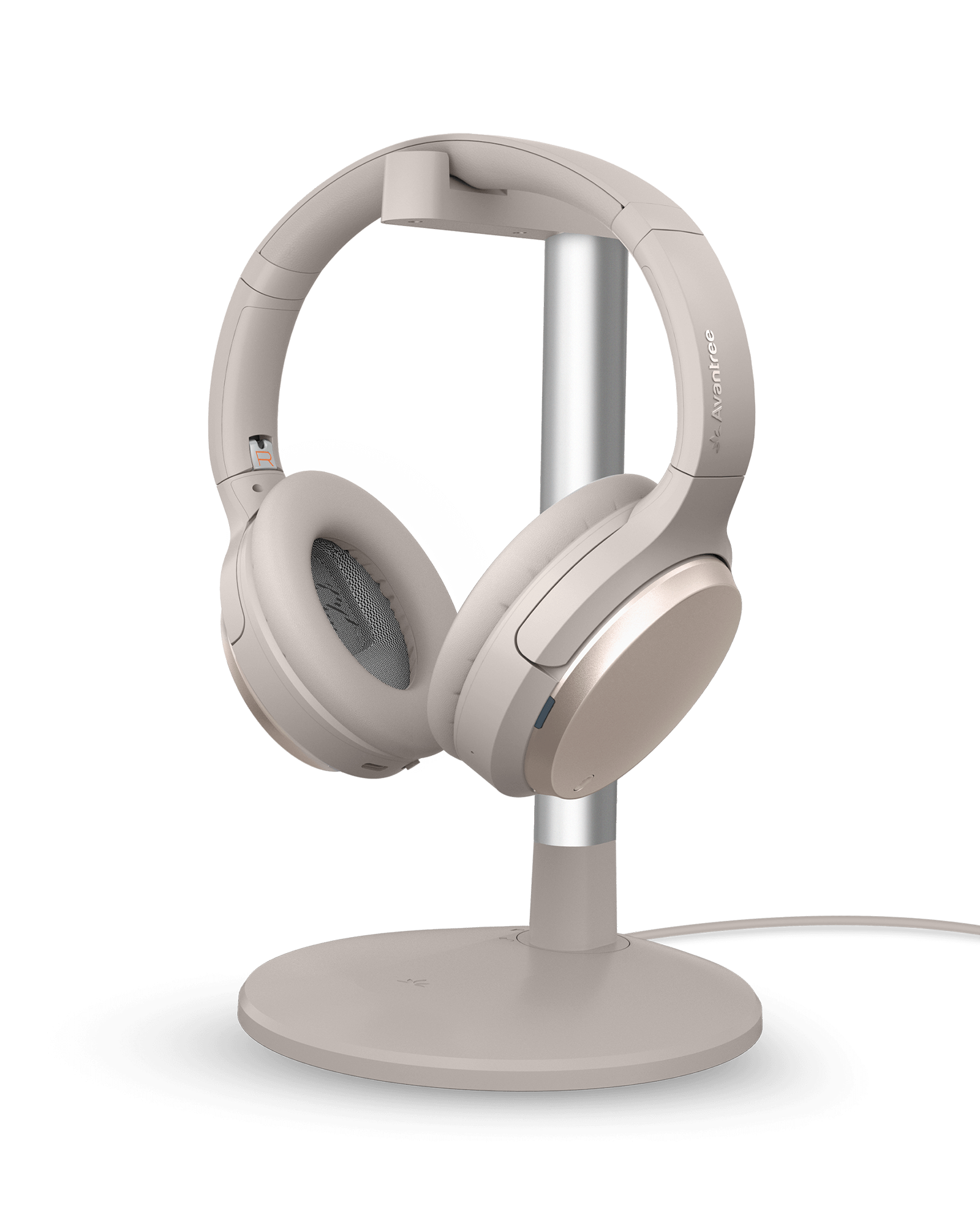 Eon Me Bluetooth Headphones with Personalized Hearing Profile and Charging Dock, personalized sound tuning for clearer TV dialogue and speech.